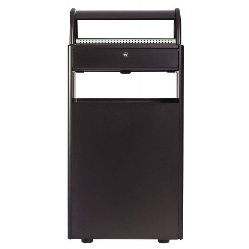 Image de  Combiné cendrier avec poubelle gris 12L 