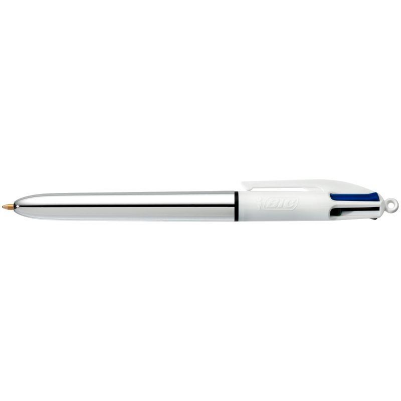 Image de  Stylo bille 4 Couleurs Shine silver 