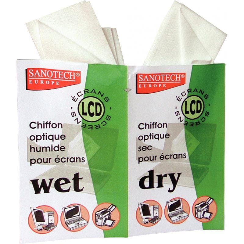 Image de  Sachet de 24 lingettes nettoyantes écran 