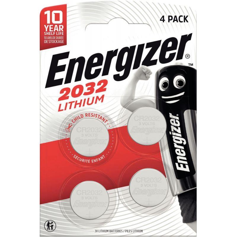 Image de  Blister de 4 piles lithium 3V CR2032 ENERGIZER 
