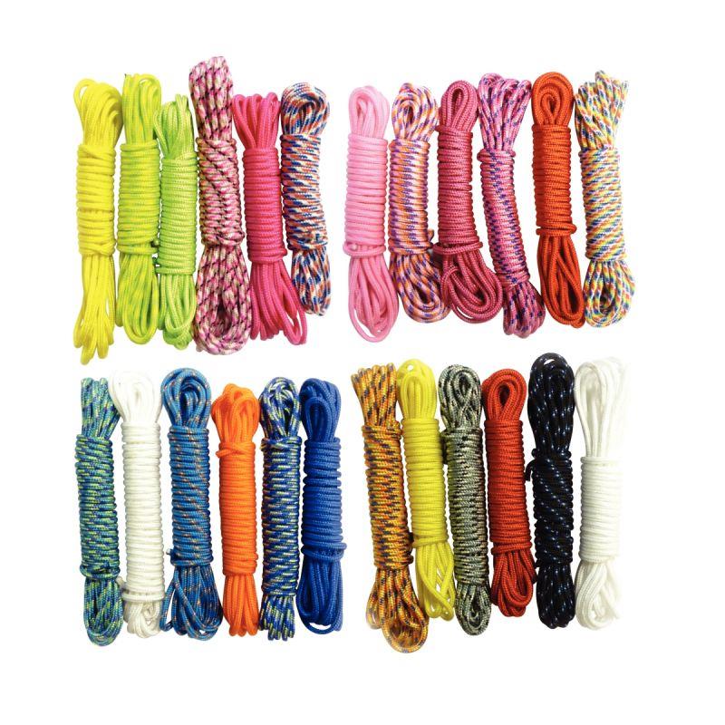 Image de  Lot de 24 fils paracorde coloris assortis 