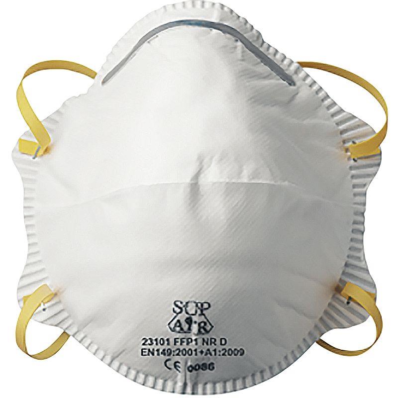 Image de  Boite de 20 masques poussière sans valve FFP1 