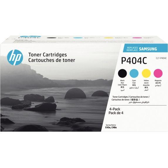 Image de  HP SU365A pack de 4 cartouches laser noir, cyan, magenta et jaune authentique (CLT-P404C/ELS) 
