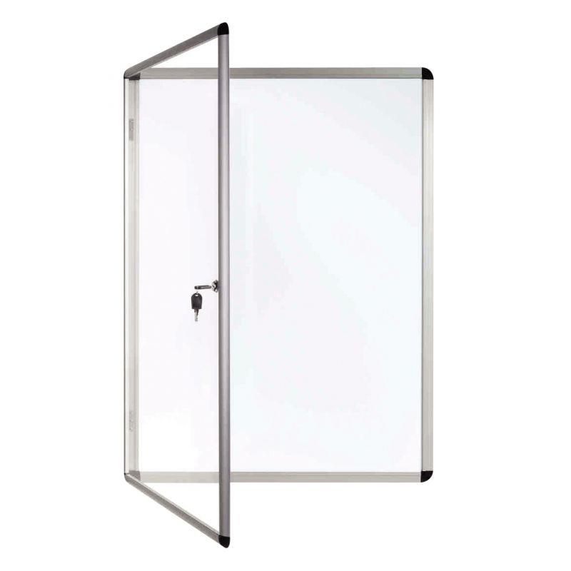 Image de  Vitrine d''intérieur fond métal pour 9 documents A4 