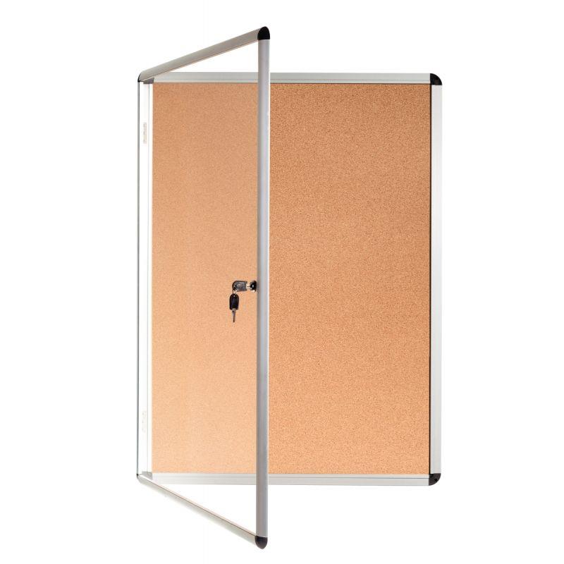 Image de  Vitrine d''intérieur fond liège pour 9 documents A4 