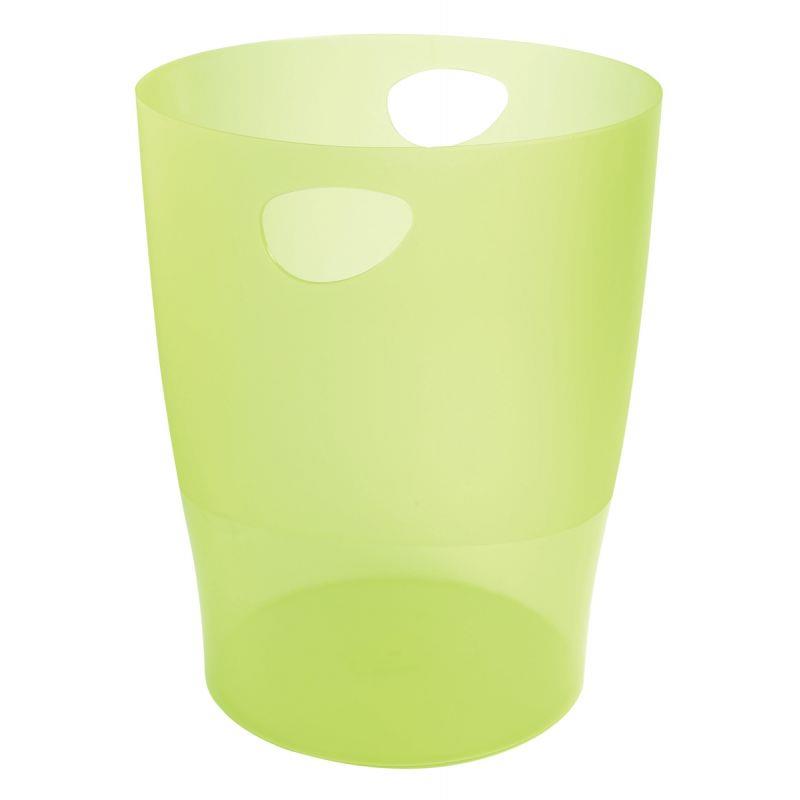Image de  Corbeille à papier ECOBIN 15L vert transparent 