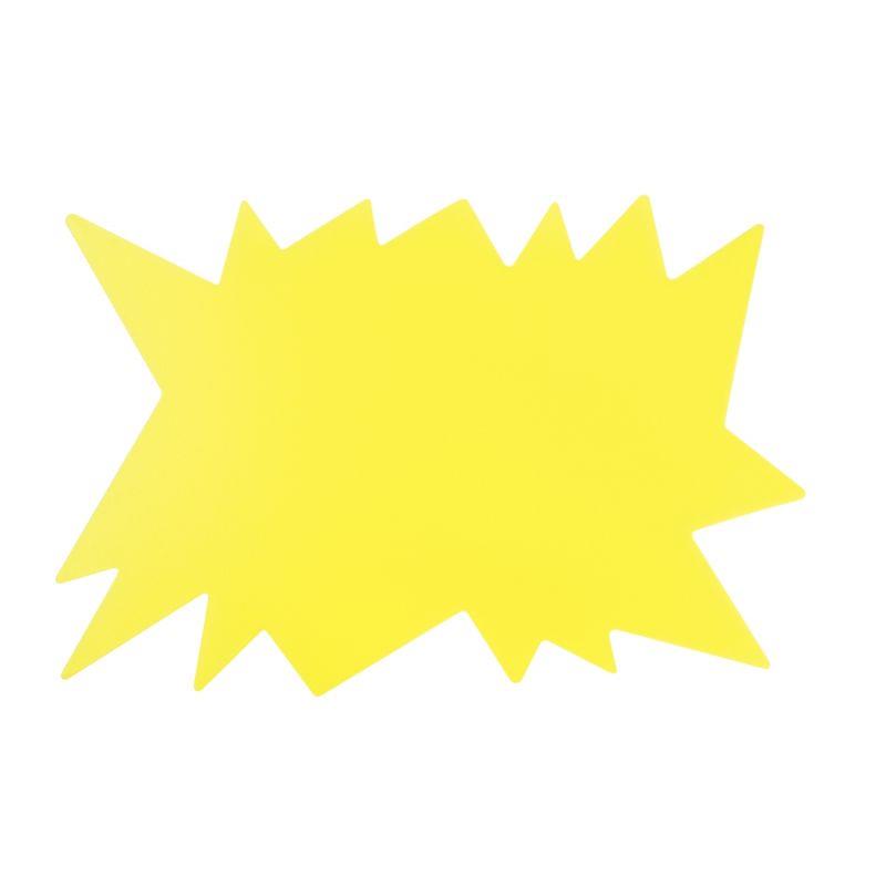 Image de  Paquet 10 éclatés effaçables 24 x 16 cm coloris jaune 