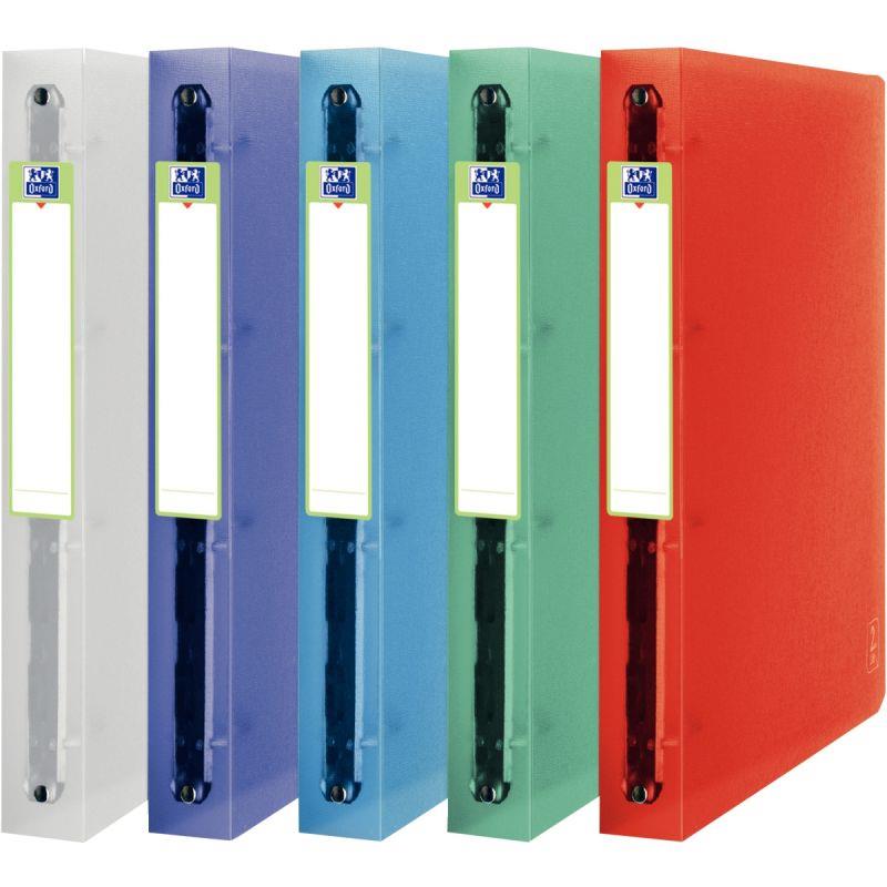 Image de  Classeur 4 anneaux en polypropylène 2ND LIFE, format A4+, dos 4 cm, coloris assortis 