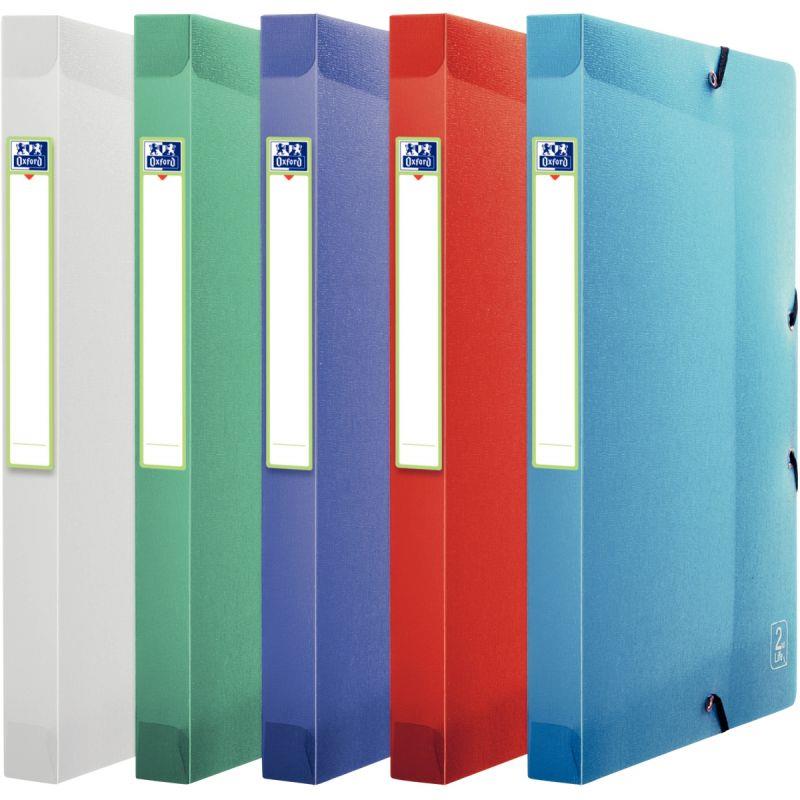 Image de  Boite de classement en polypropylène 2ND LIFE dos 2,5 cm, coloris assortis 
