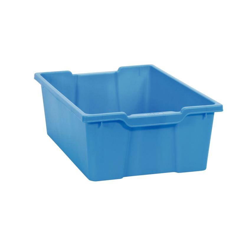Image de  Bac en plastique grand modèle bleu 