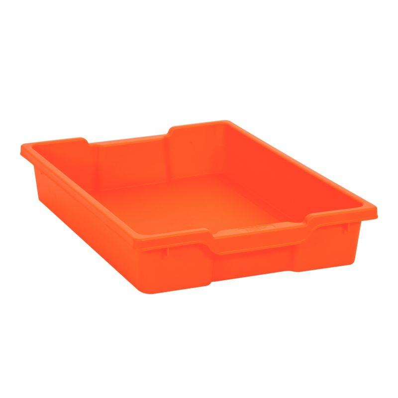 Image de  Bac en plastique petit modèle orange 