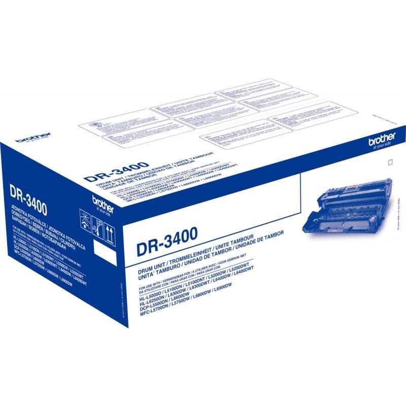 Image de  Brother DR3400 tambour laser noir authentique 