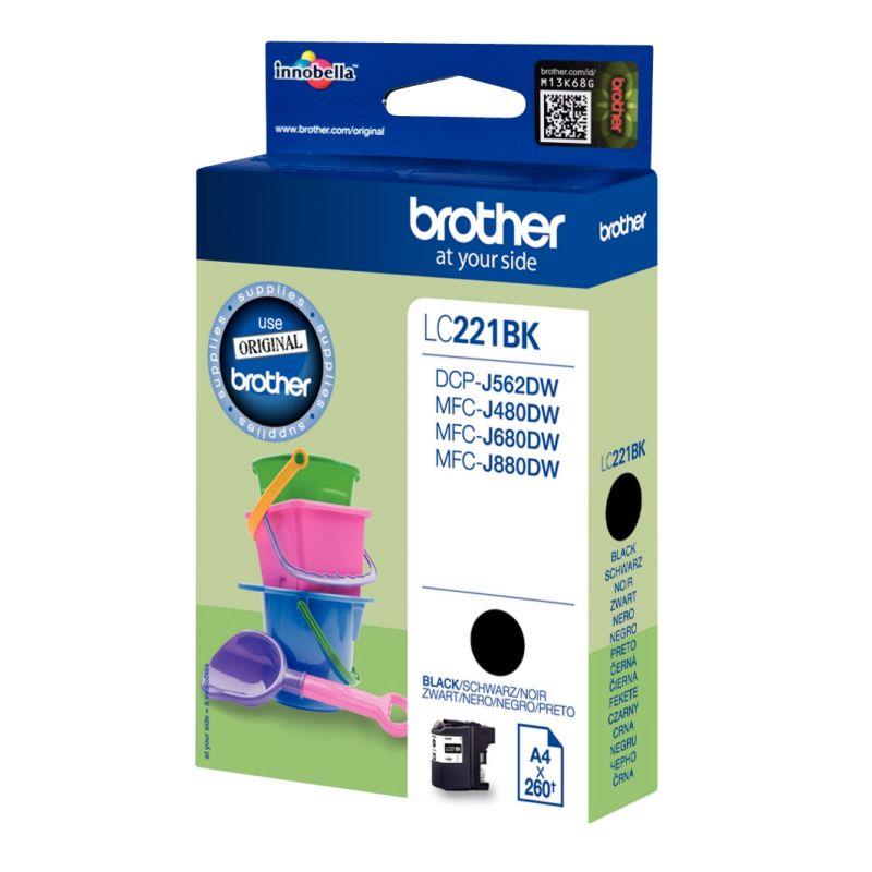 Image de  Cartouche jet d''encre à la marque Brother LC221BK noir 