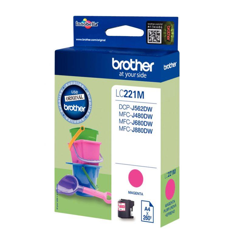 Image de  Cartouche jet d''encre à la marque Brother LC221M magenta 