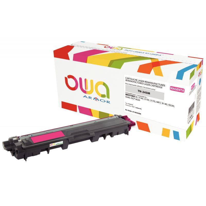 Image de  OWA toner laser magenta haute capacité remanufacturé compatible Brother TN245M 