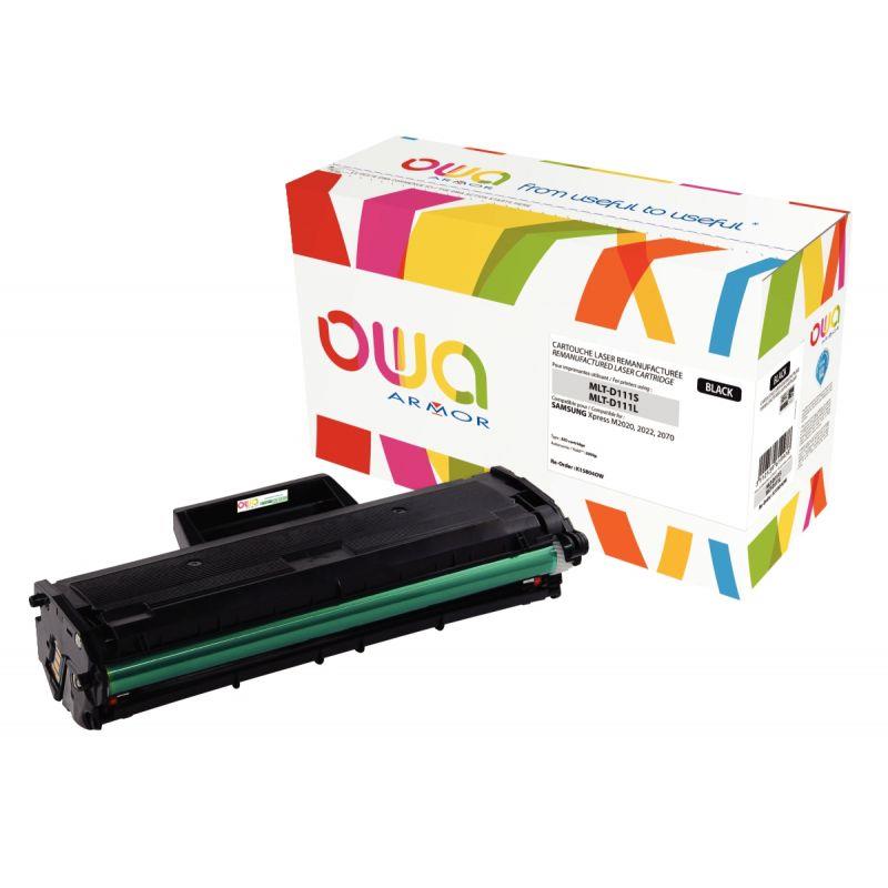 Image de  OWA toner laser noir remanufacturé compatible Samsung (MLT-D111S / ELS) 