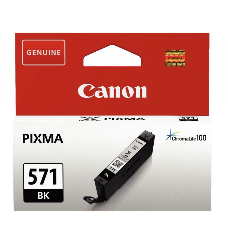 Image de  Canon 571 cartouche jet d''encre noire authentique (CLI571BK) 