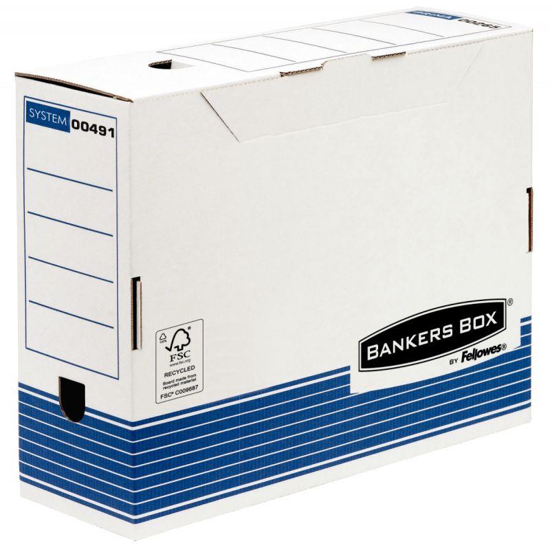 Image de  Paquet de 10 boites d''archives 33x25cm dos 10cm blanches 