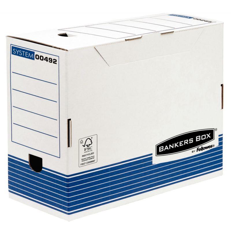 Image de  Paquet de 10 boites d''archives 33x25cm dos 15cm blanches 