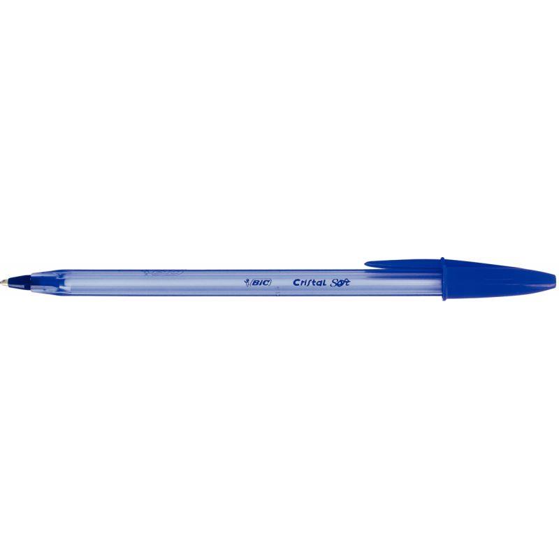 Image de  Stylo bille Cristal Soft bleu 
