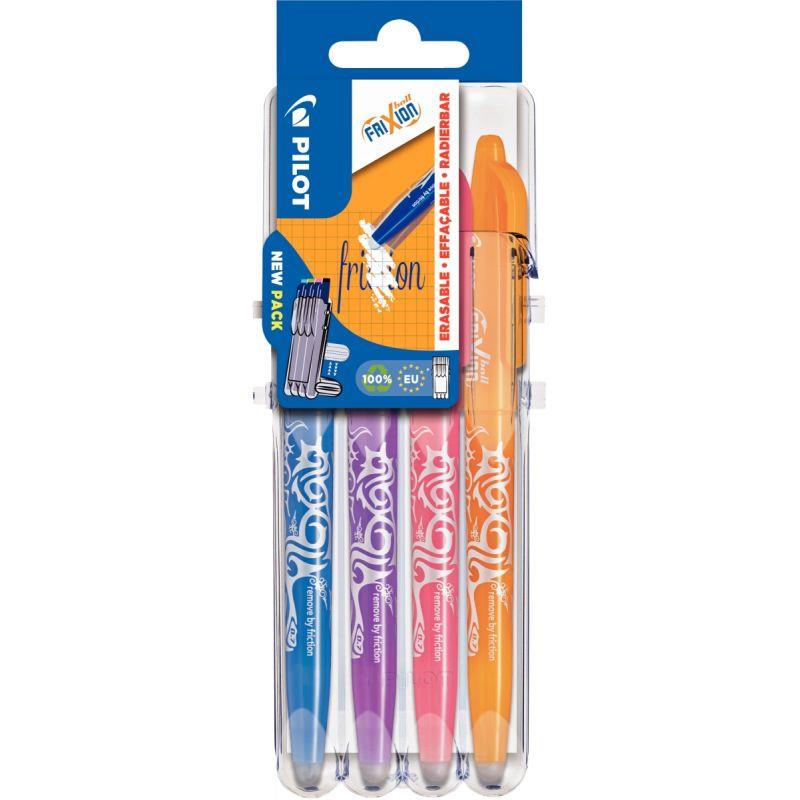 Image de  Pochette de 4 rollers Frixion Ball fun assortis 