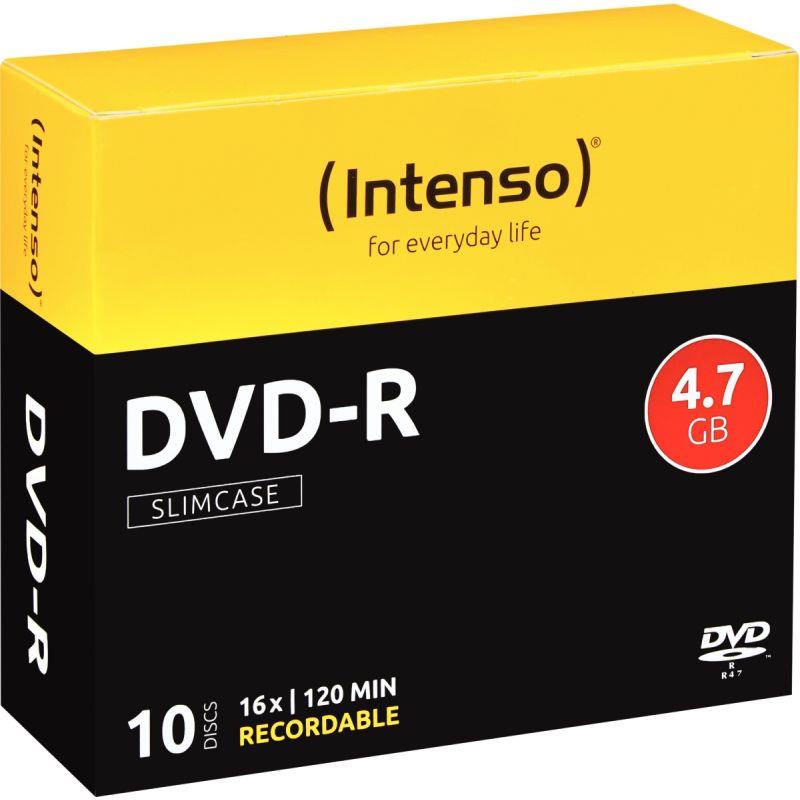 Image de  Paquet de 10  DVD-R Intenso 4,7 Go 16X 