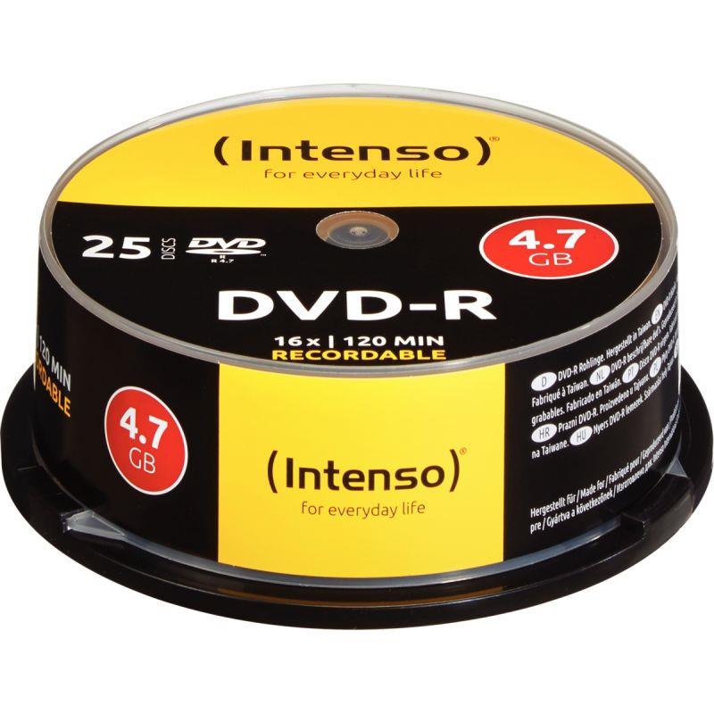 Image de  Spindle de 25  DVD-R Intenso 4,7 Go 16X 