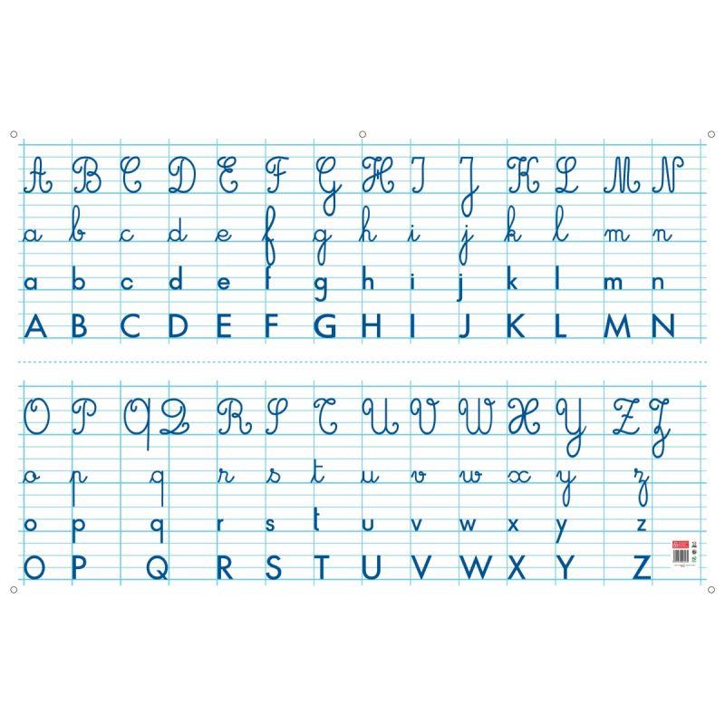 Image de  Panneau alphabet effaçable à sec 80x120cm 