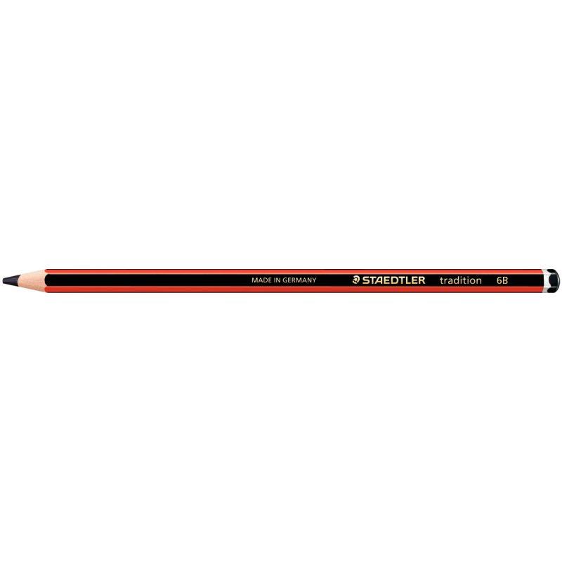 Image de  Boîte de 12 crayons graphite Tradition 6B 