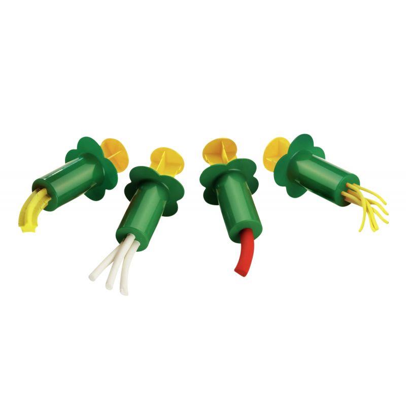 Image de  Lot de 4 seringues pour pâte à modeler 