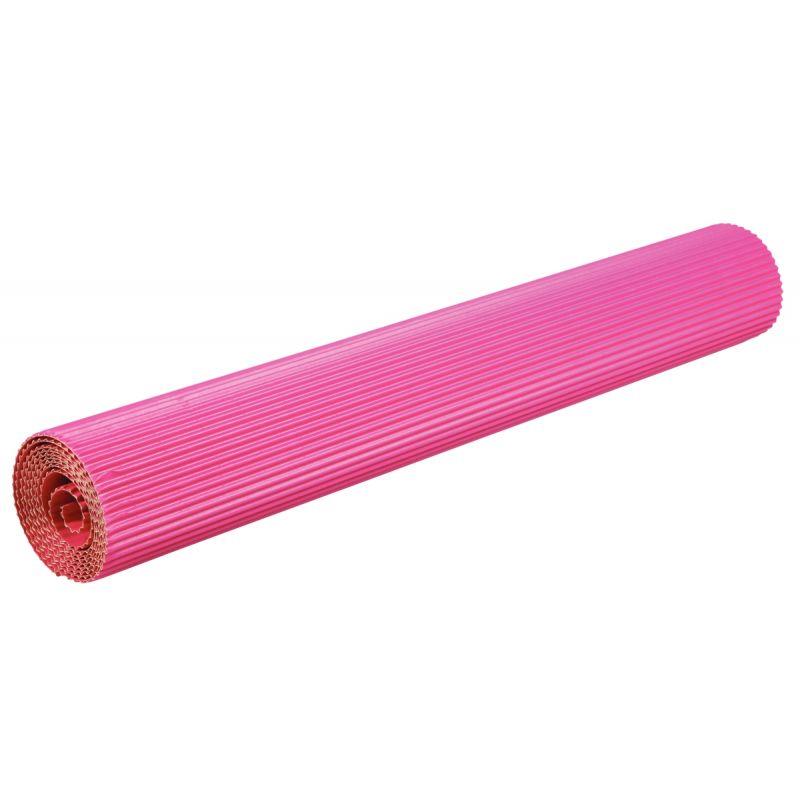 Image de  Rouleau de carton ondulé 2 x 0,70 cm couleur fuchsia 