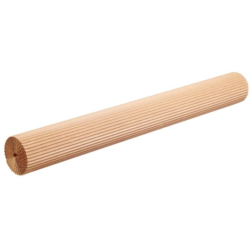 Image de  Rouleau de carton ondulé 2m x 0,70 cm couleur kraft 