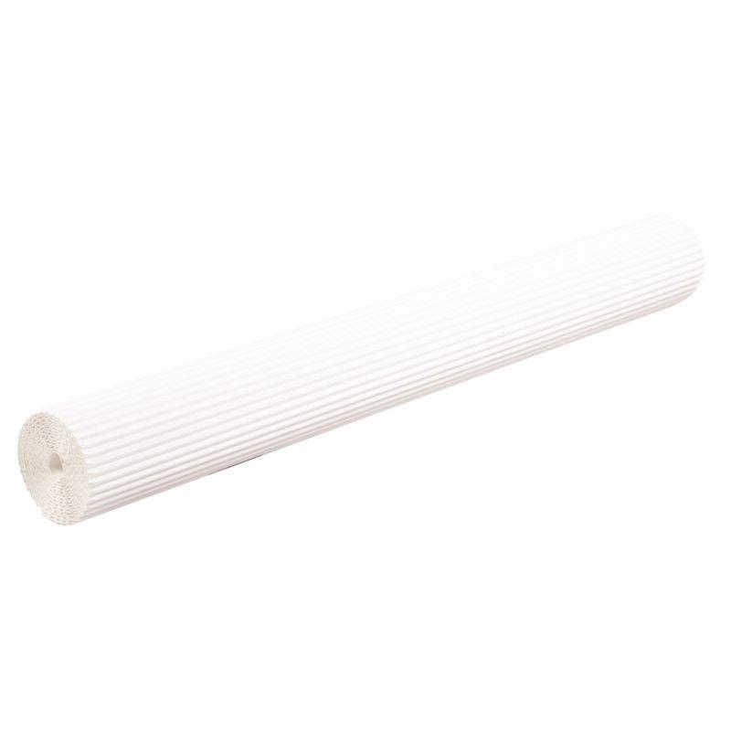 Image de  Rouleau de carton ondulé 2m x 0,70 cm couleur blanc 