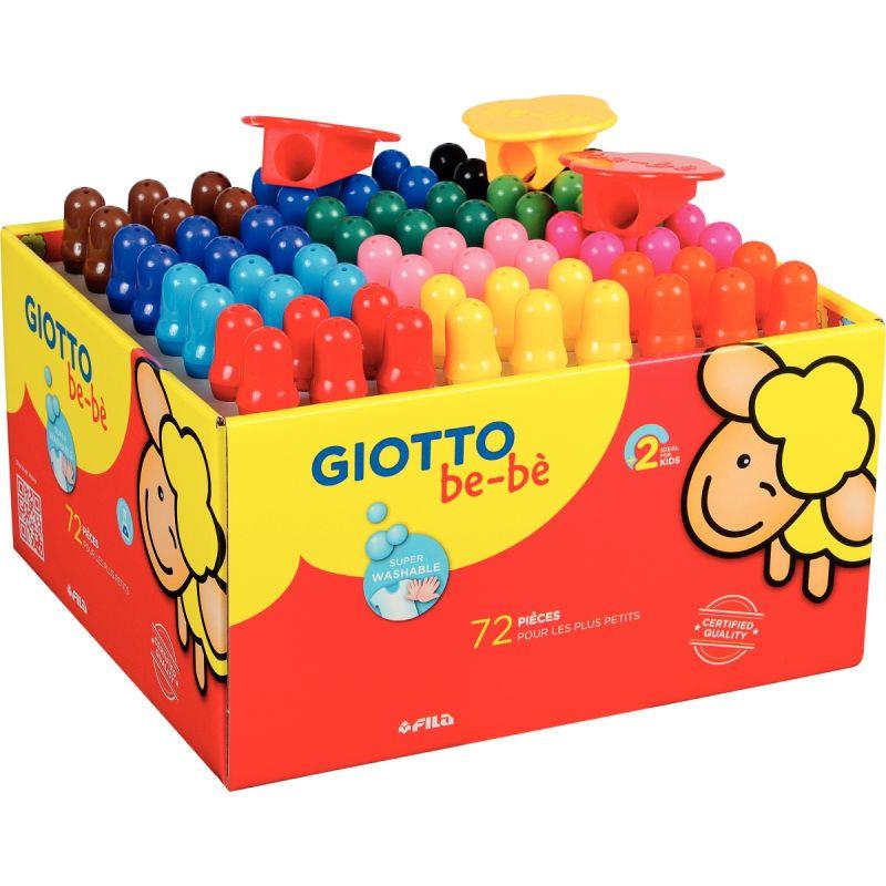 Image de  Maxi classpack de 72 crayons de couleur Maxi Bébé 