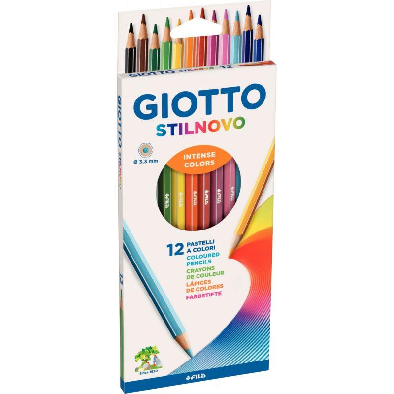 Image de  Étui de 12 crayons de couleur Stilnovo assortis 