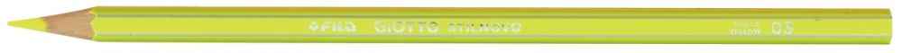 Image de  Etui de 12 crayons de couleur Stilnovo jaune. 
