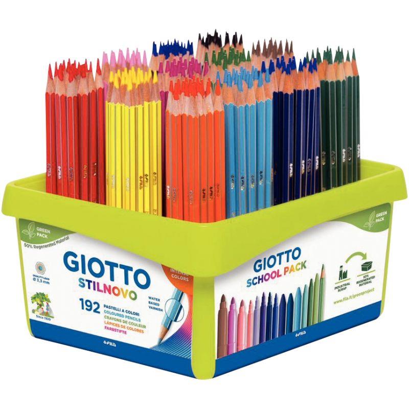 Image de  Classpack de 192 crayons de couleur Stilnovo assortis 