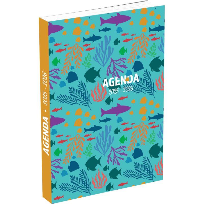 Image de  Agenda de poche 11,9x16,3cm décor Océan 