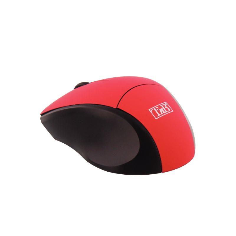 Image de  Mini souris sans fil T''NB couleur rouge 