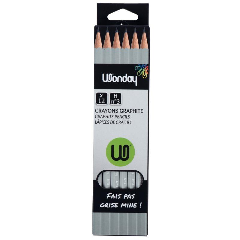 Image de  Boîte de 12 crayons graphite standard H 
