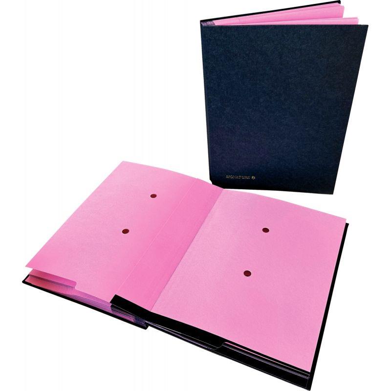 Image de  Parapheur 20 compartiments, couverture papier, noir 