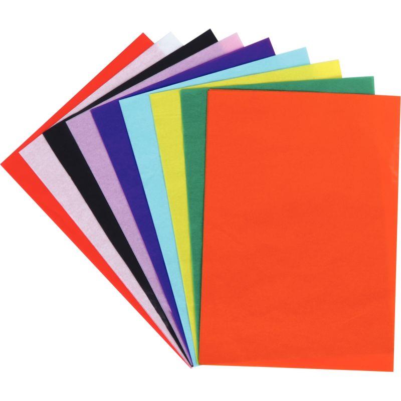 Image de  Paquet de 26 feuilles de papier de soie 50 x 70 cm jaune 