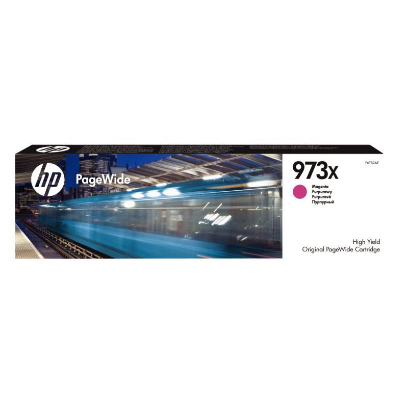 Image de  HP 973X cartouche d''encre PageWide magenta authentique (F6T82AE) 