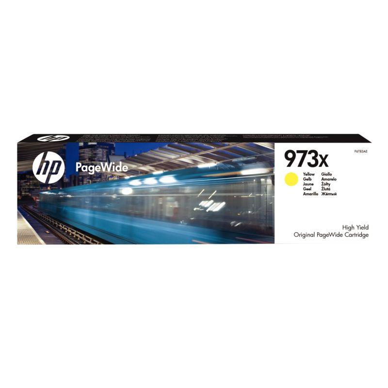 Image de  HP 973X cartouche d''encre PageWide jaune authentique (F6T83AE) 