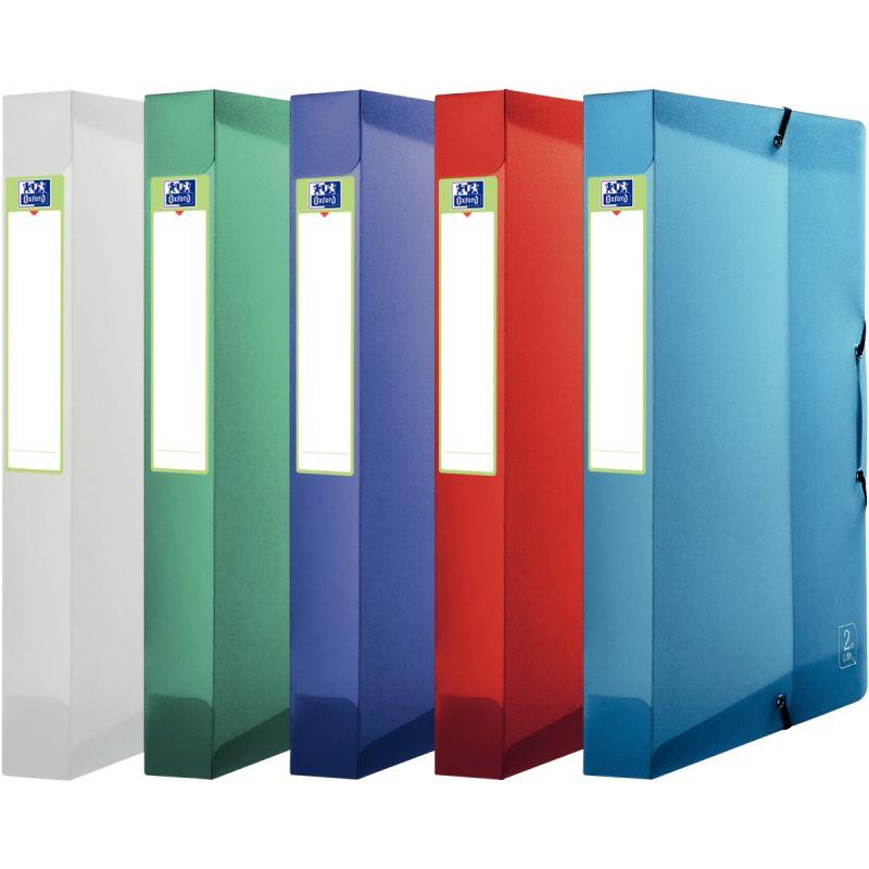 Image de  Boite de classement en polypropylène 2ND LIFE dos 4 cm, coloris assortis 