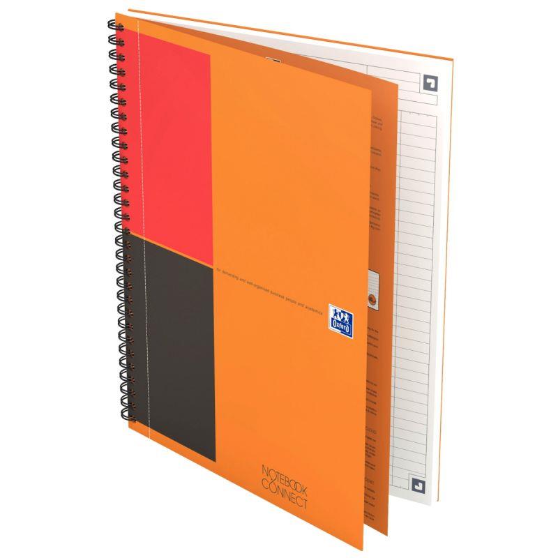 Image de  Cahier à reliure intégrale NOTEBOOK format tablette B5 ligné 6 mm, 160 pages 