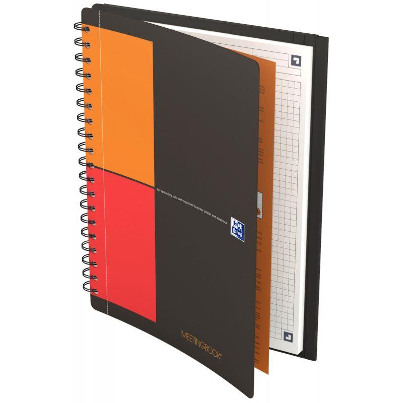 Image de  Reliure intégrale MEETINGBOOK format tablette B5 quadrillé 5x5, 160 pages 
