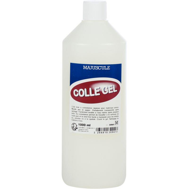 Image de  Flacon de colle 1L gel xtra forte transparente 