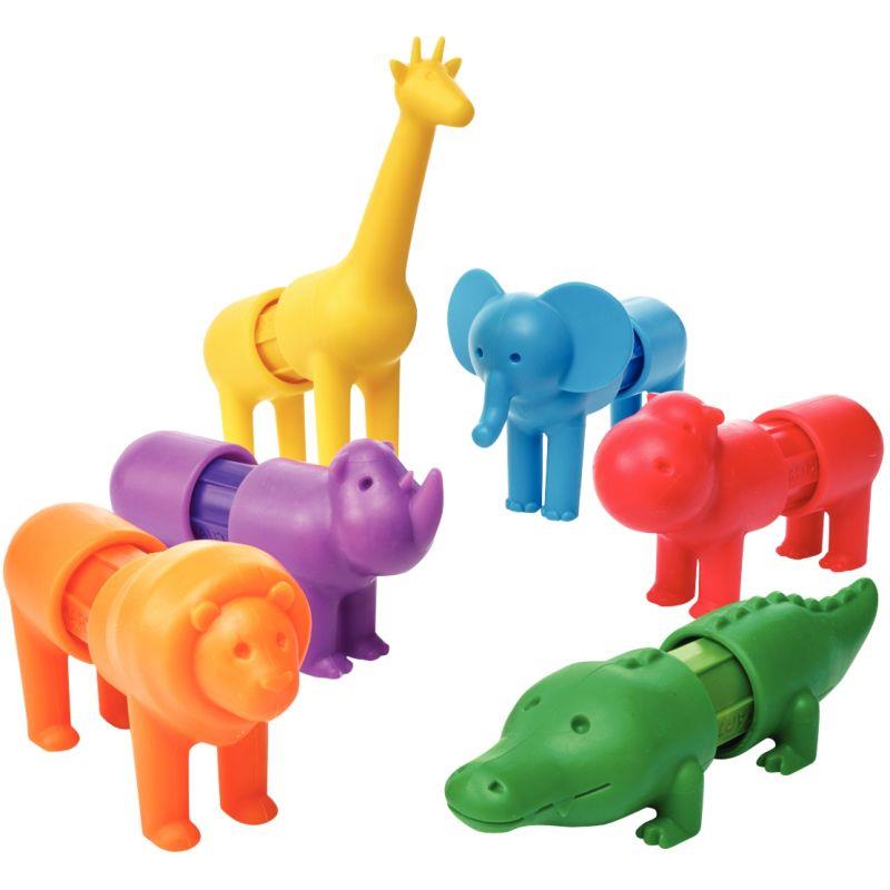 Image de  Lot de 6 puzzles magnétiques SMARTMAX, les animaux du safari 