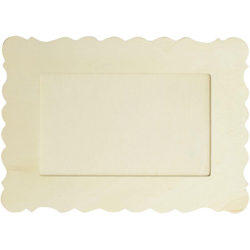 Image de  Lot de 10 cadres rectangulaires en bois 